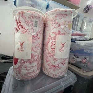 VICTORIA'S SECRET PINK RARE/HTF VINTAGE ROCK N ROLL COMFORTER NWTS/BRAND NEW